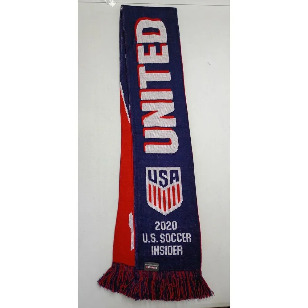 United States Team Soccer Knit Scarf One Nation One Team 68